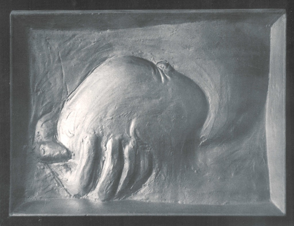 Bernard van Lierop Breast-feeding relief aluminium sandcasting